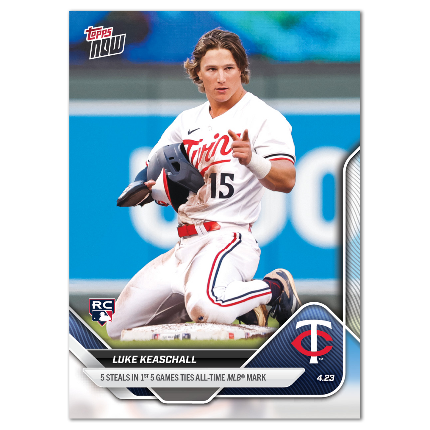Luke Keaschall - 2025 MLB Topps NOW® - Card 102