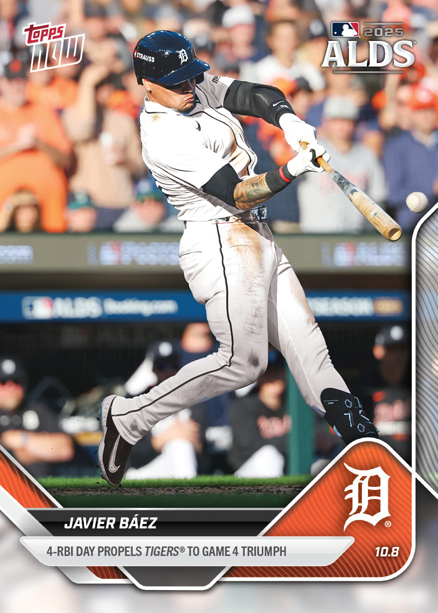 Javier Báez - 2025 MLB Topps NOW® - Card 841