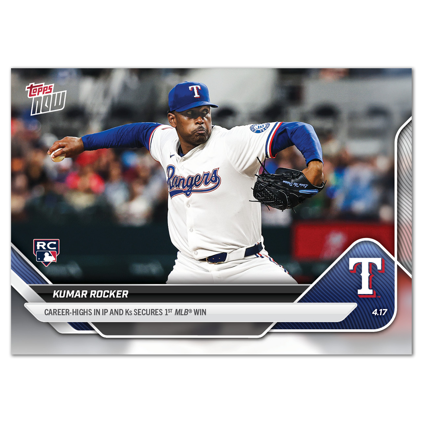 Kumar Rocker - 2025 MLB Topps NOW® - Card 78