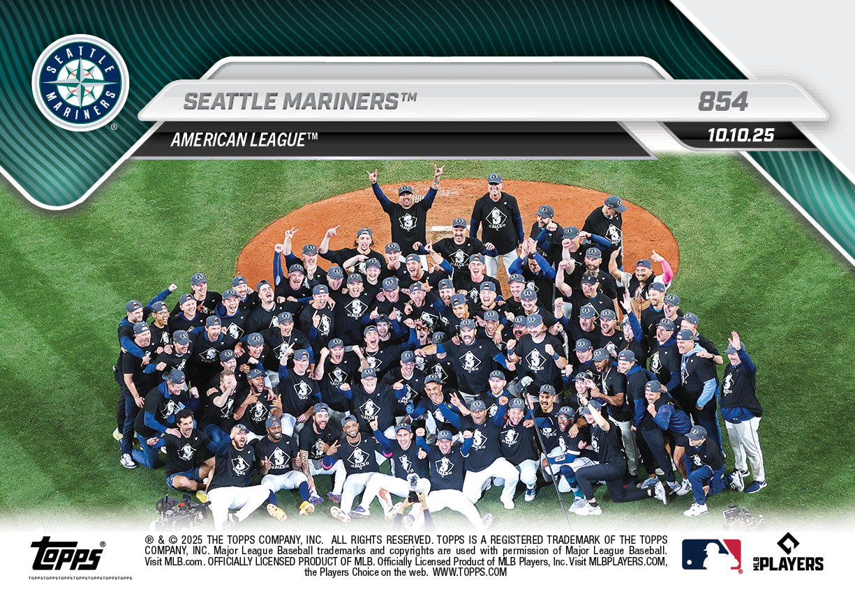 Seattle Mariners - 2025 MLB Topps NOW® - Card 854