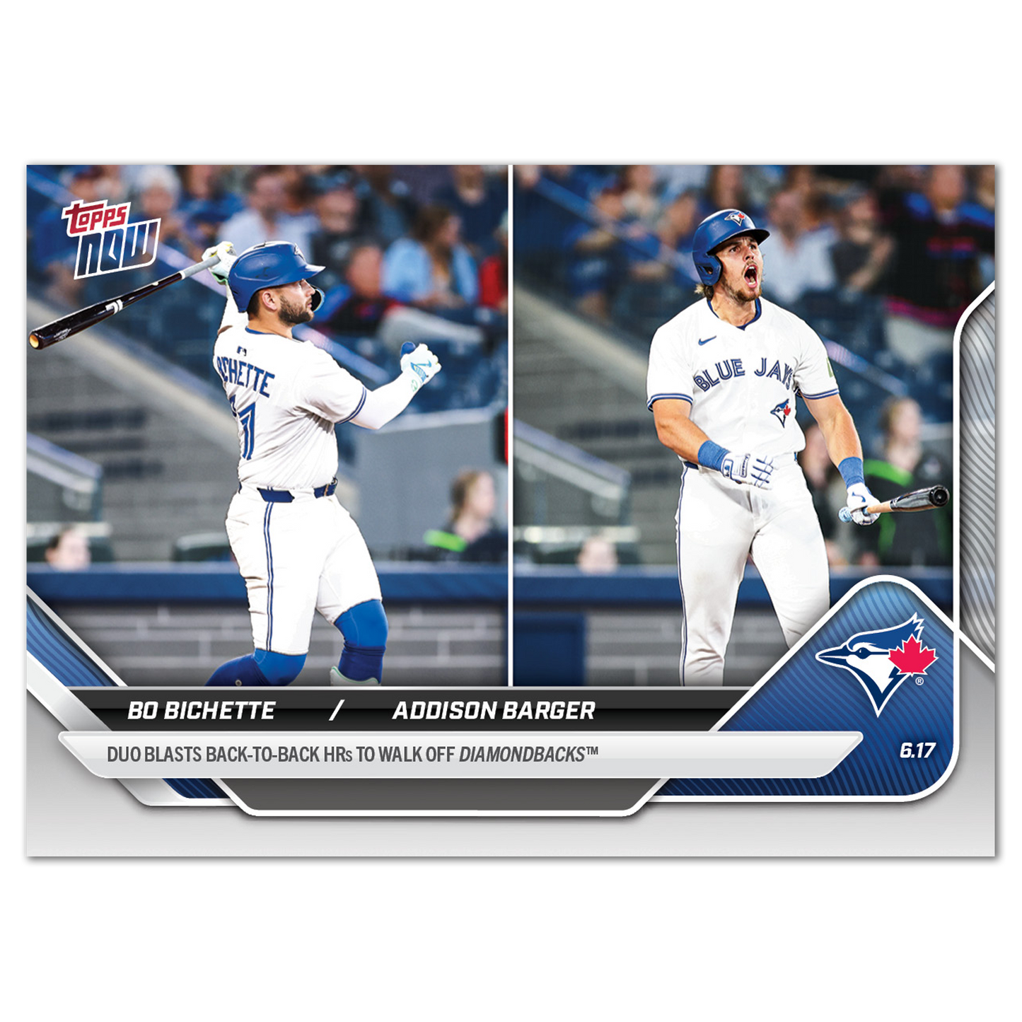 Bo Bichette / Addison Barger - 2025 MLB Topps NOW® - Card 314
