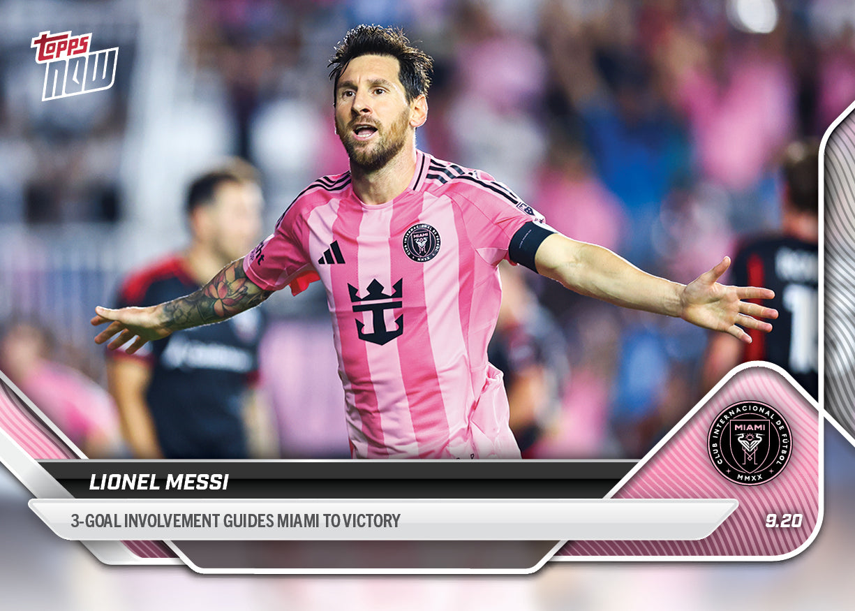 Lionel Messi - 2025 MLS Topps NOW® - Card 99