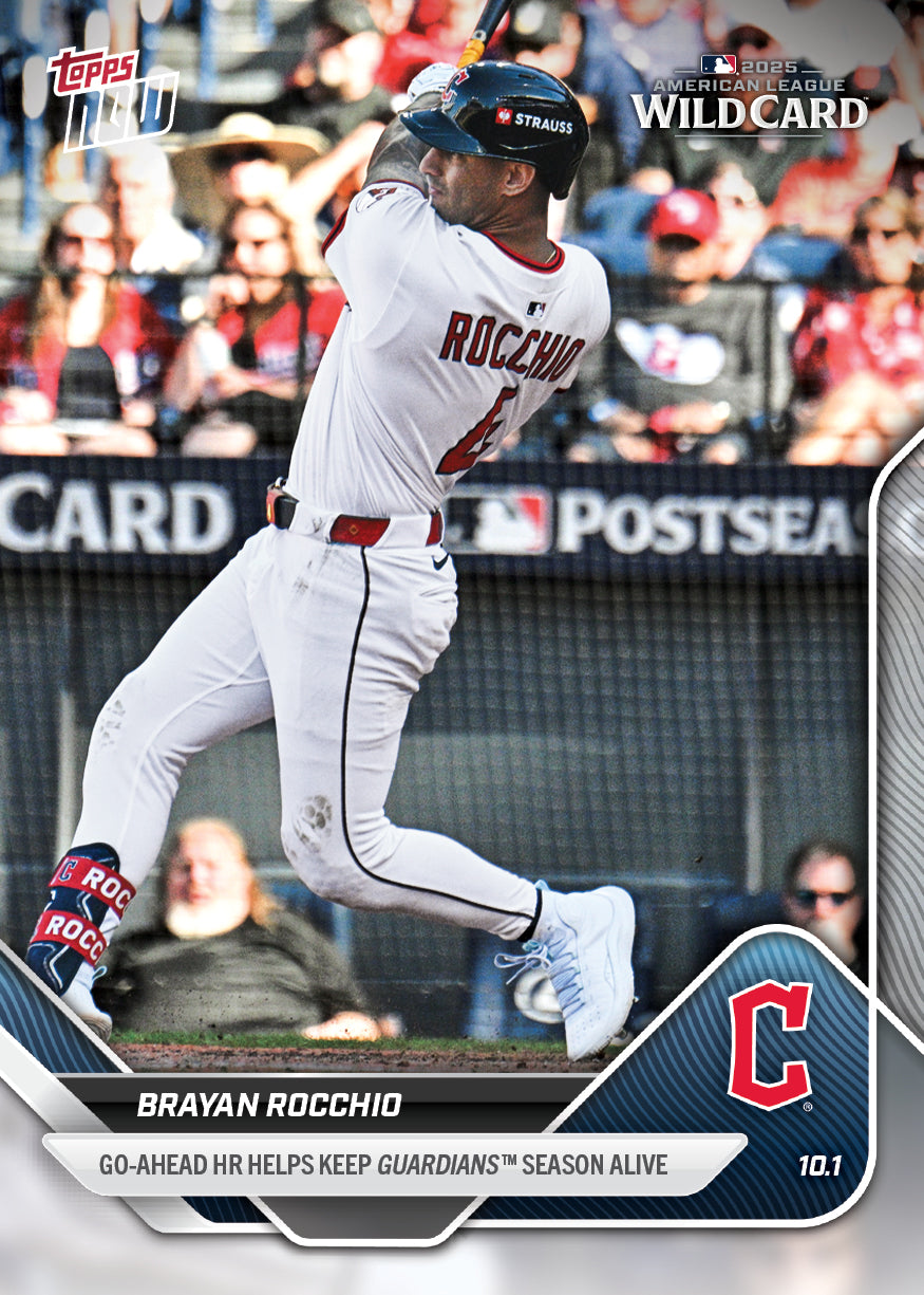 Brayan Rocchio - 2025 MLB Topps NOW® - Card 805