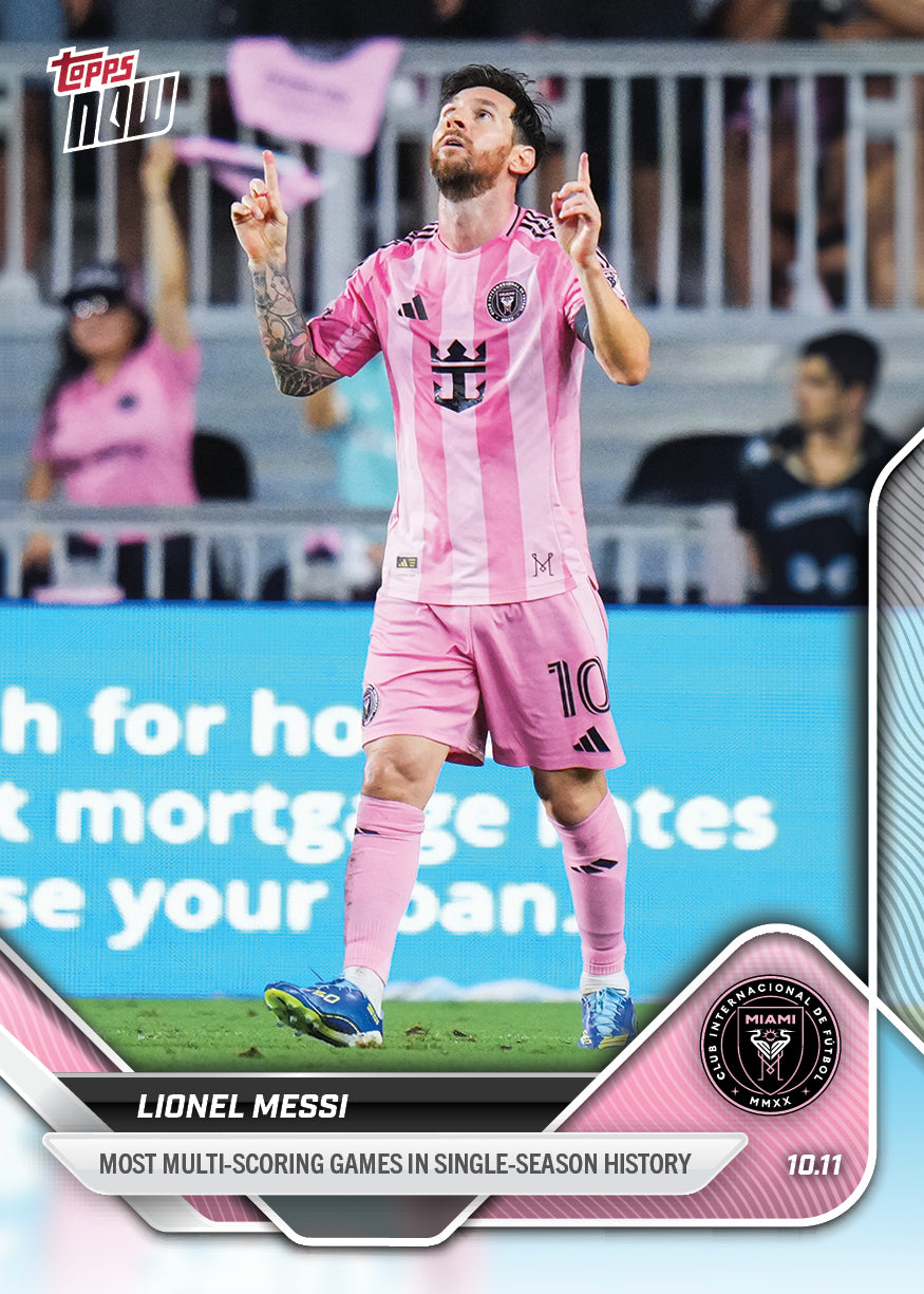 Lionel Messi - 2025 MLS Topps NOW® - Card 112