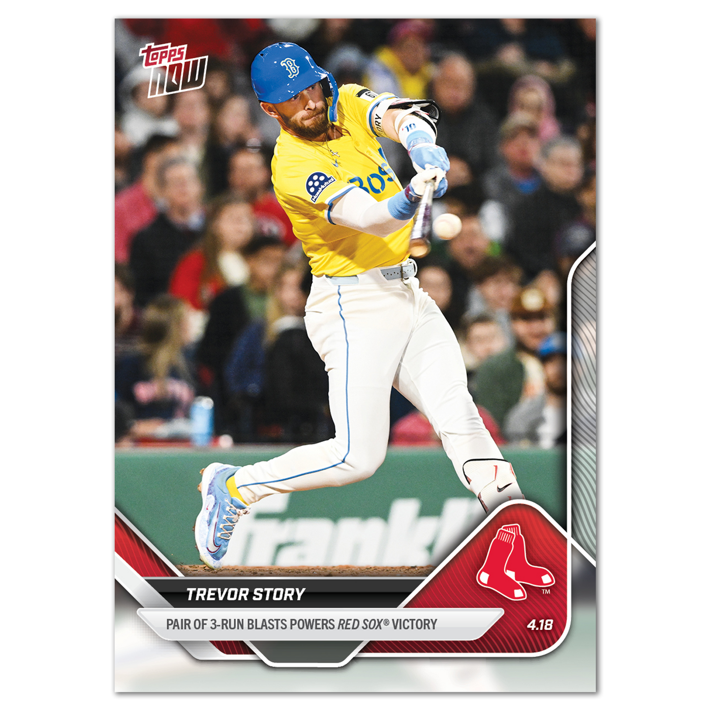 Trevor Story - 2025 MLB Topps NOW® - Card 82