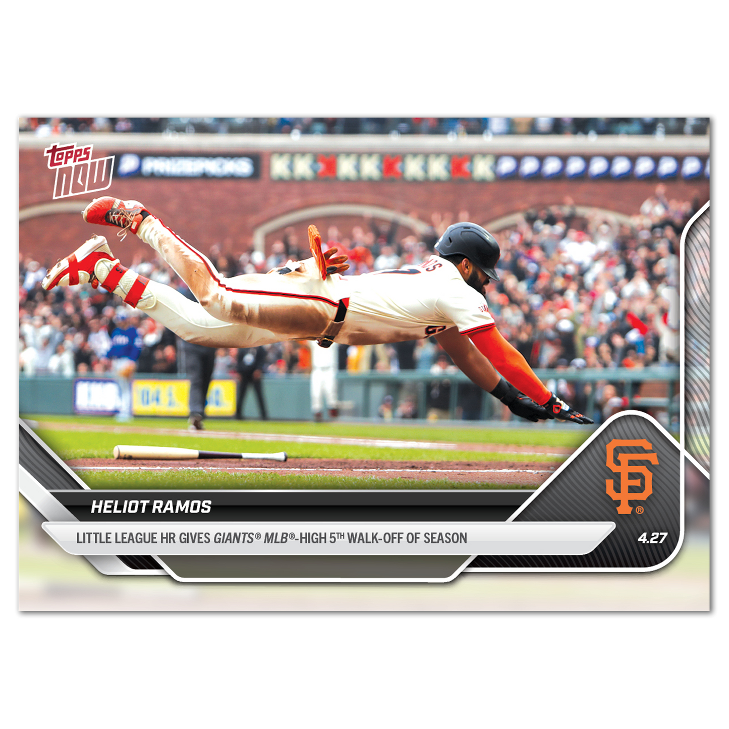 Heliot Ramos - 2025 MLB Topps NOW® - Card 112