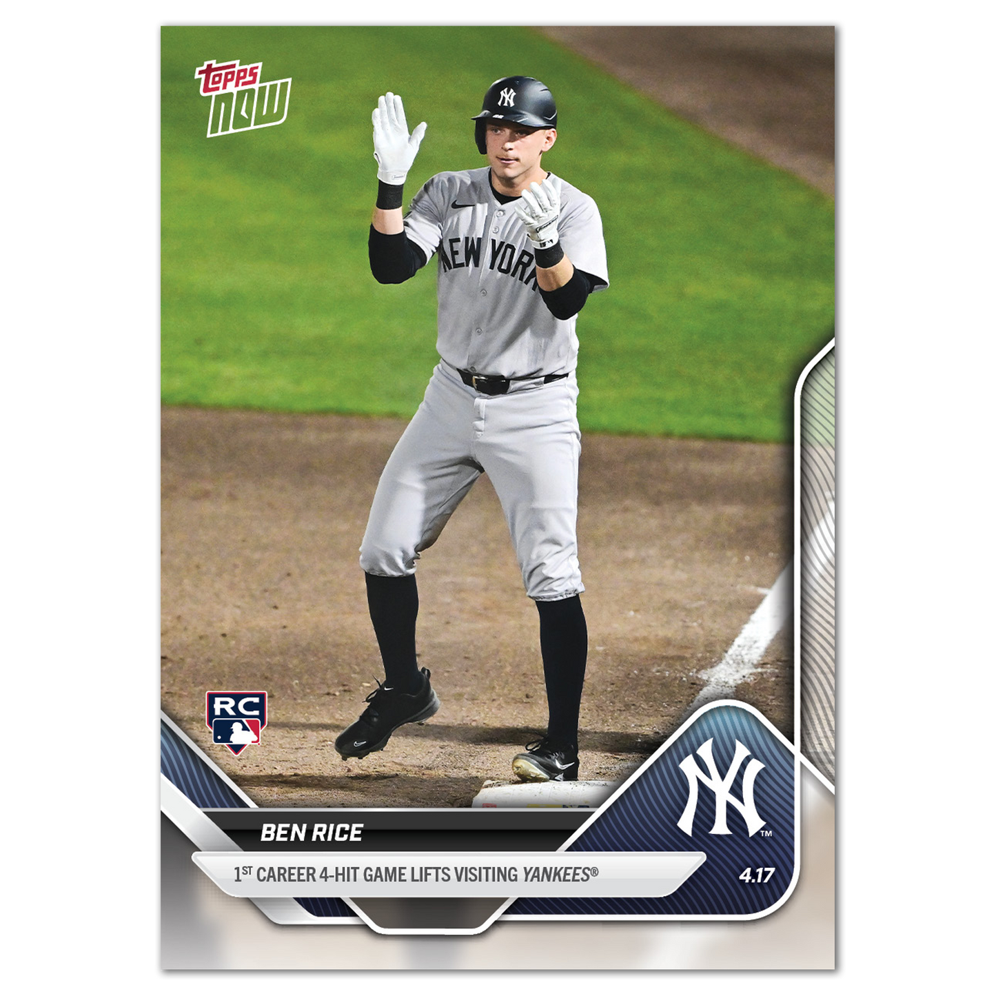 Ben Rice - 2025 MLB Topps NOW® - Card 77