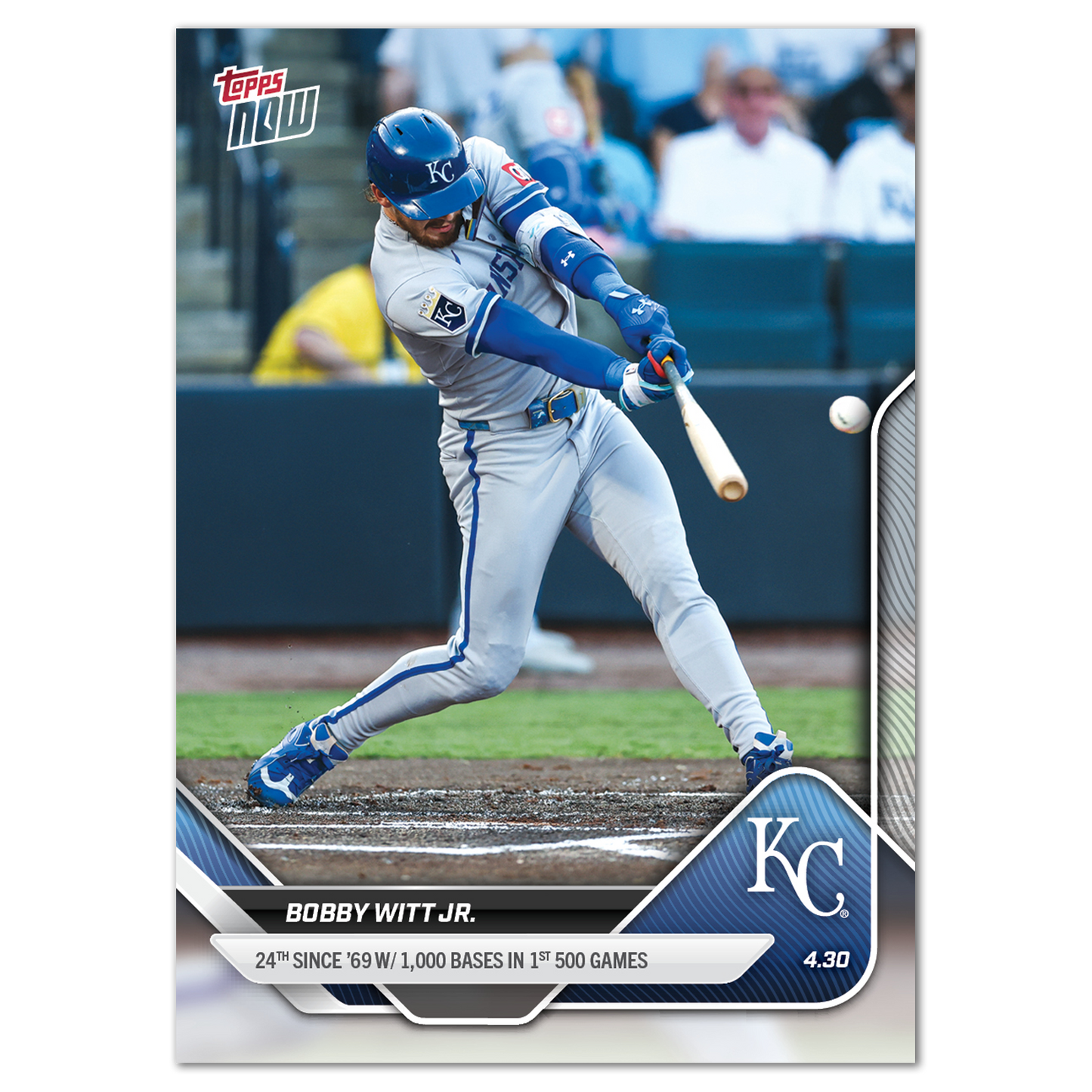 Bobby Witt Jr. - 2025 MLB Topps NOW® - Card 123