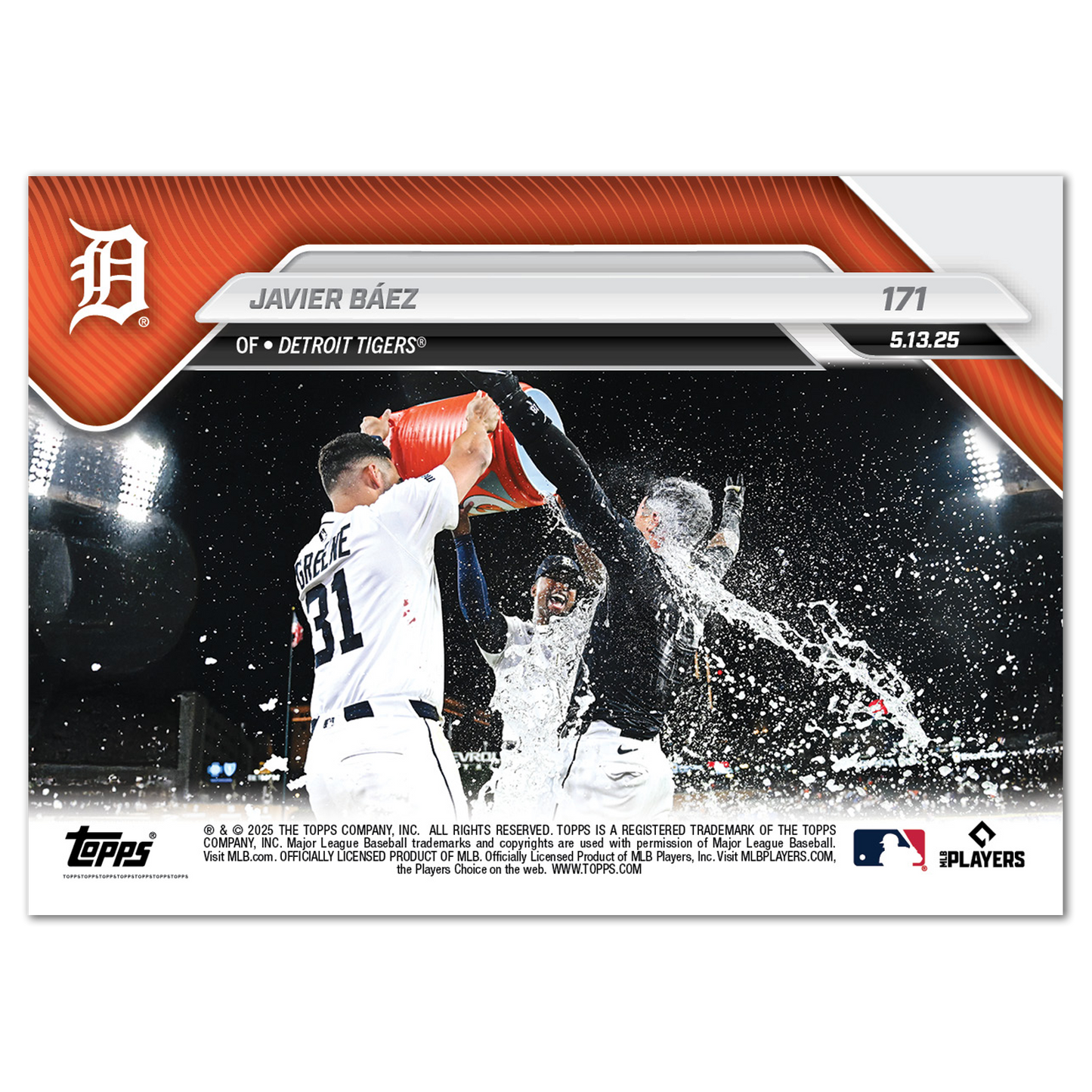 Javier Báez - 2025 MLB Topps NOW® - Card 171