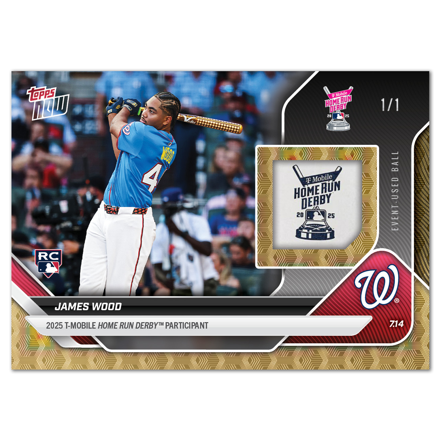 2025 Home Run Derby Set - MLB Topps NOW® - 9 Card Set