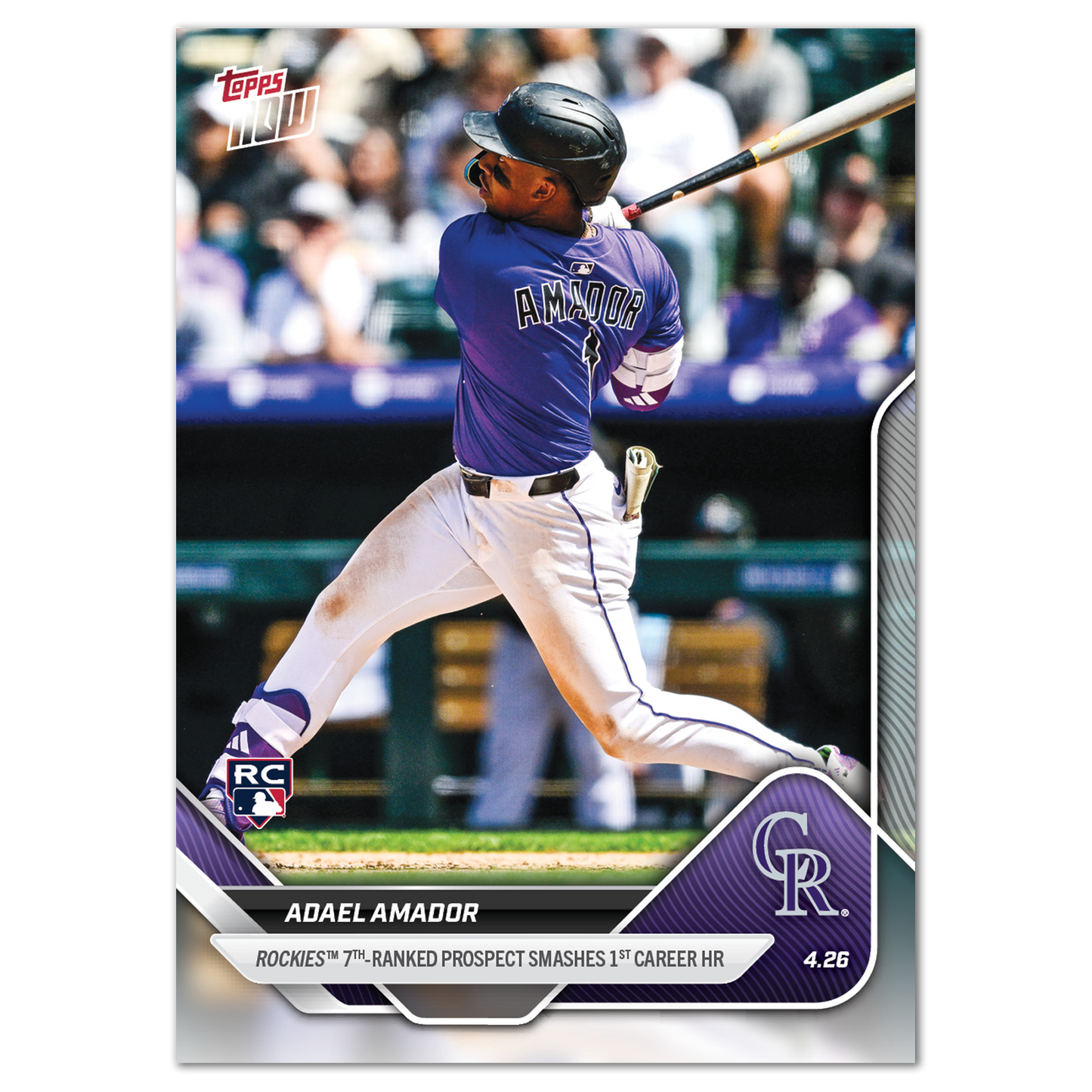 Adael Amador - 2025 MLB Topps NOW® - Card 109
