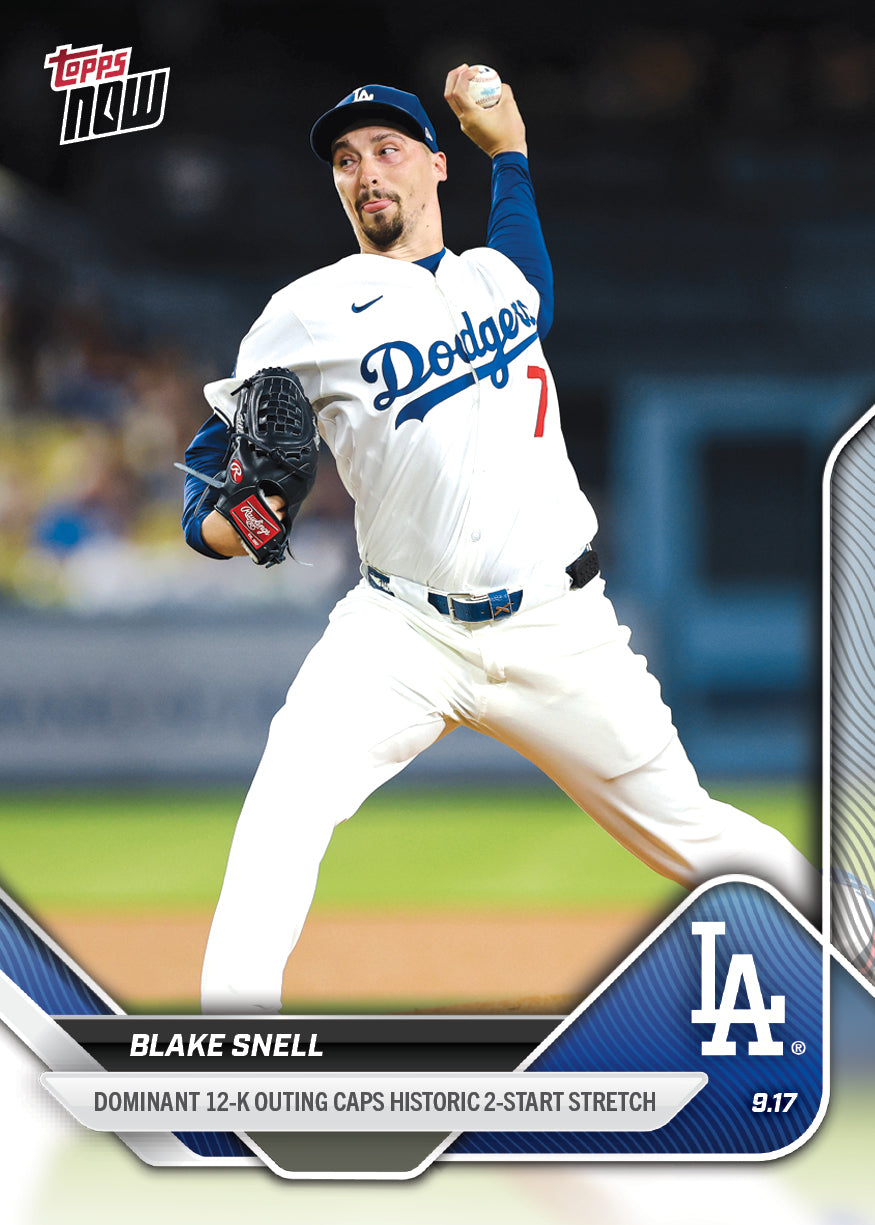 Blake Snell - 2025 MLB Topps NOW® - Card 726