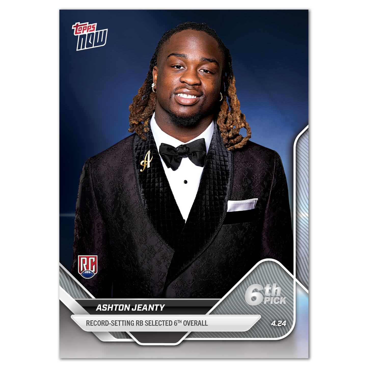 Ashton Jeanty - 2025 Topps NOW® Football - Card D-2 - LOOK FOR AUTOS