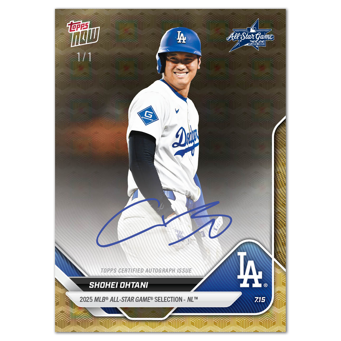 2025 All-Star Game Set - MLB Topps NOW® - 19 Card Set