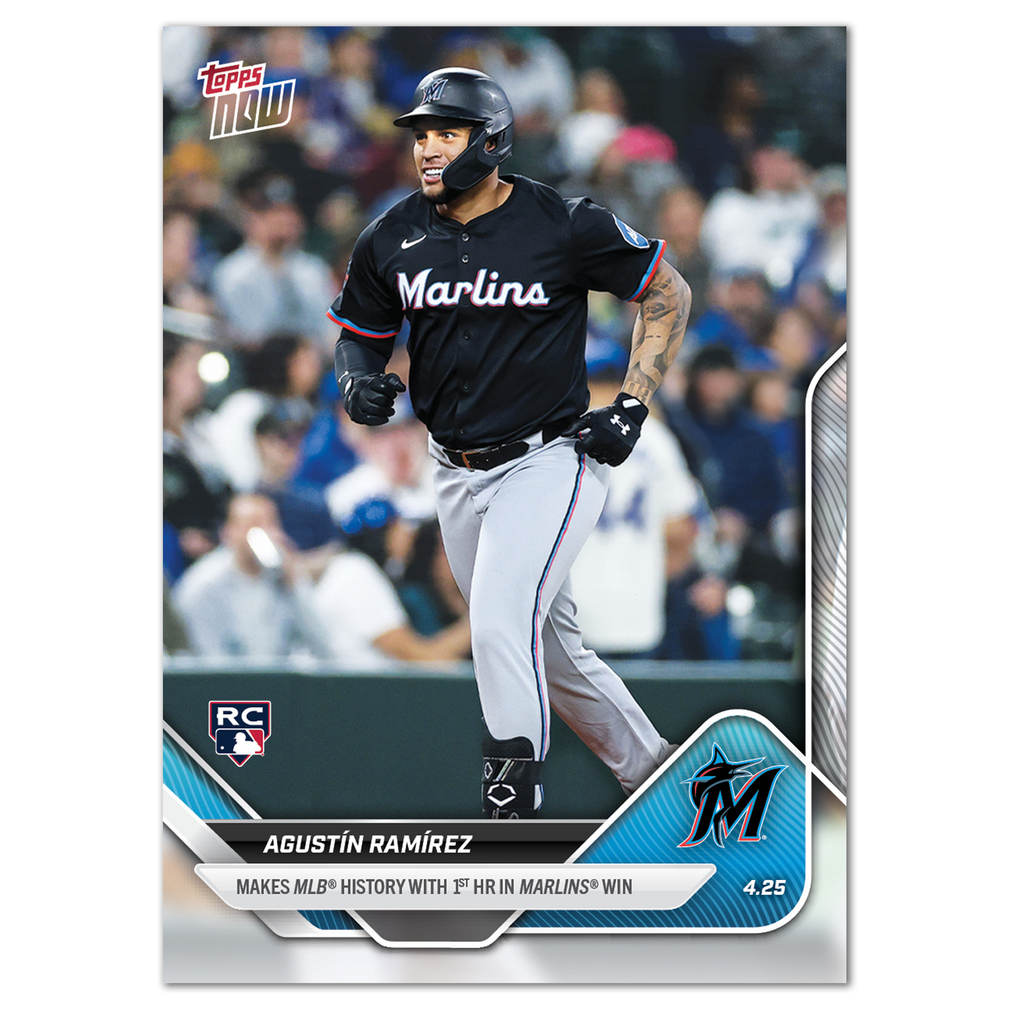 Agustín Ramírez - 2025 MLB Topps NOW® - Card 107