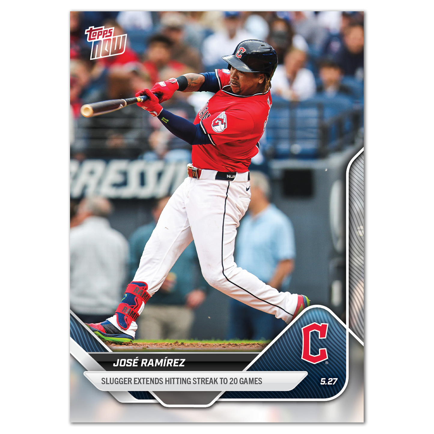 José Ramírez - 2025 MLB Topps NOW® - Card 222