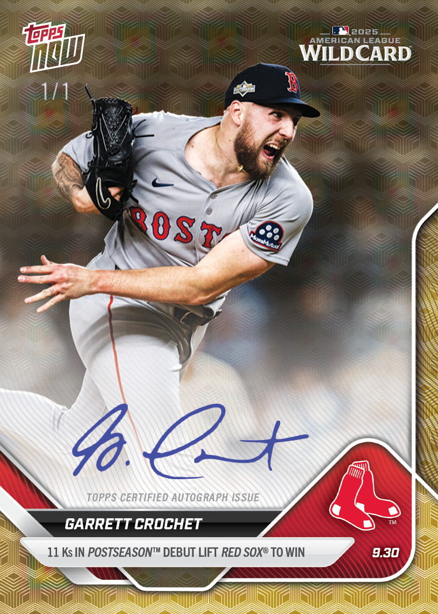 Garrett Crochet - 2025 MLB Topps NOW® - Card 800