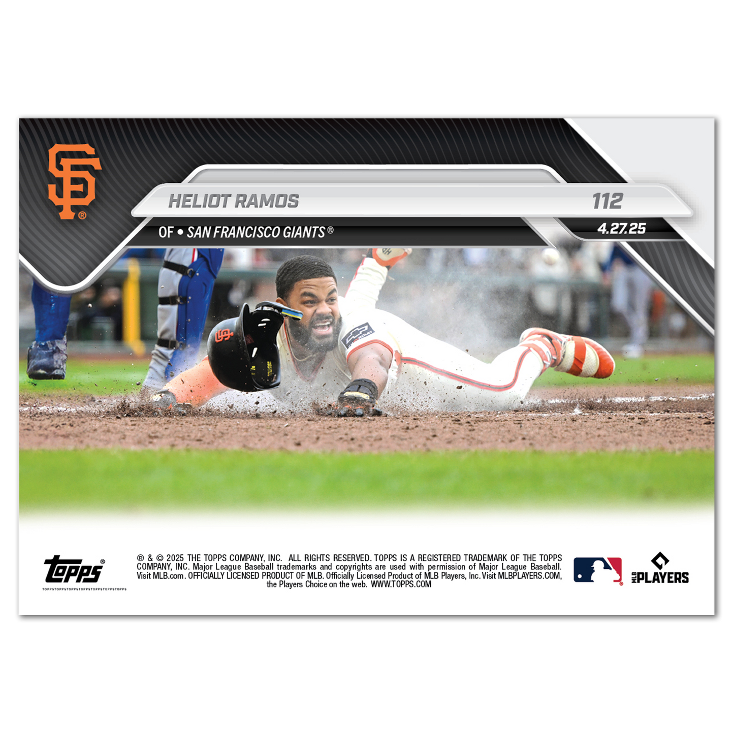 Heliot Ramos - 2025 MLB Topps NOW® - Card 112