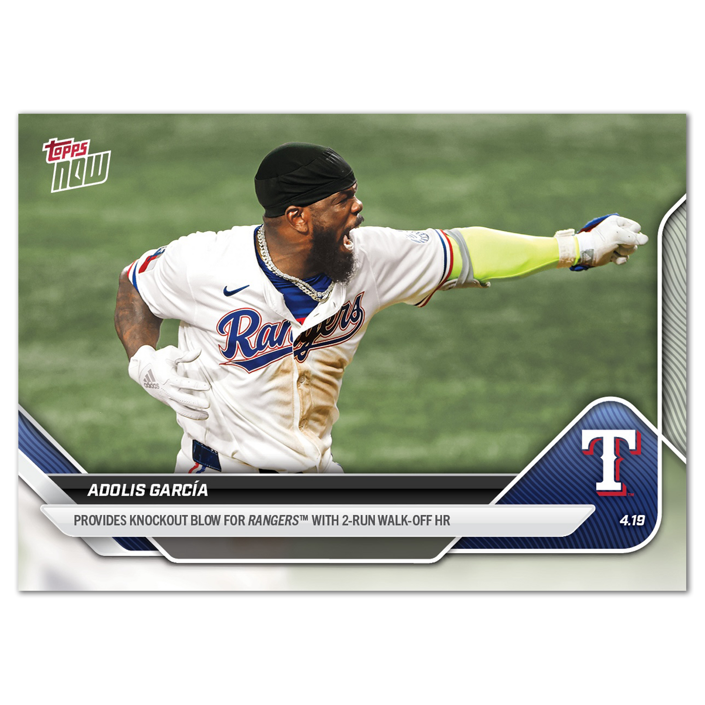 Adolis García - 2025 MLB Topps NOW® - Card 86