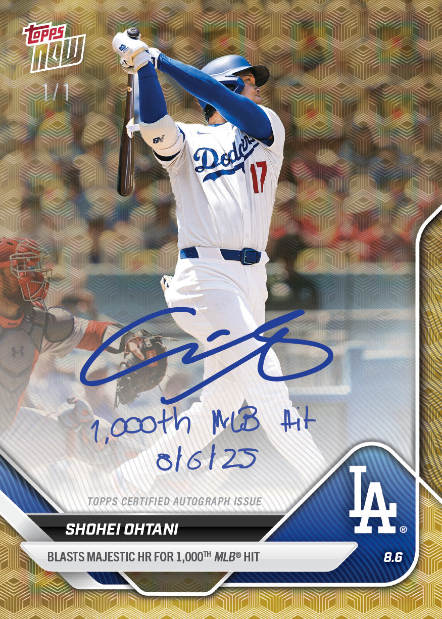 Shohei Ohtani - 2025 MLB Topps NOW® - Card 527 - LOOK FOR AUTO