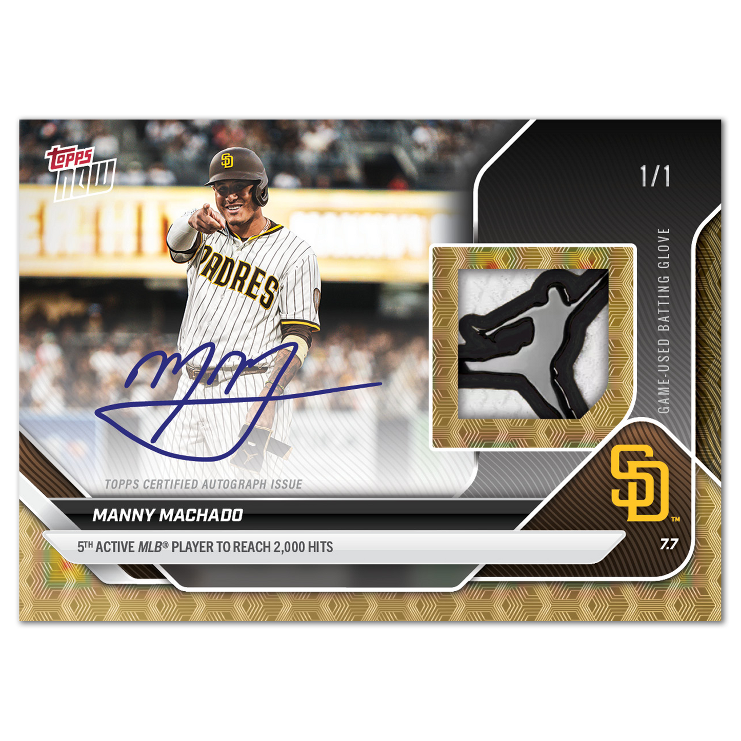 Manny Machado - 2025 MLB Topps NOW® - Card 397 - LOOK FOR AUTO-RELICS