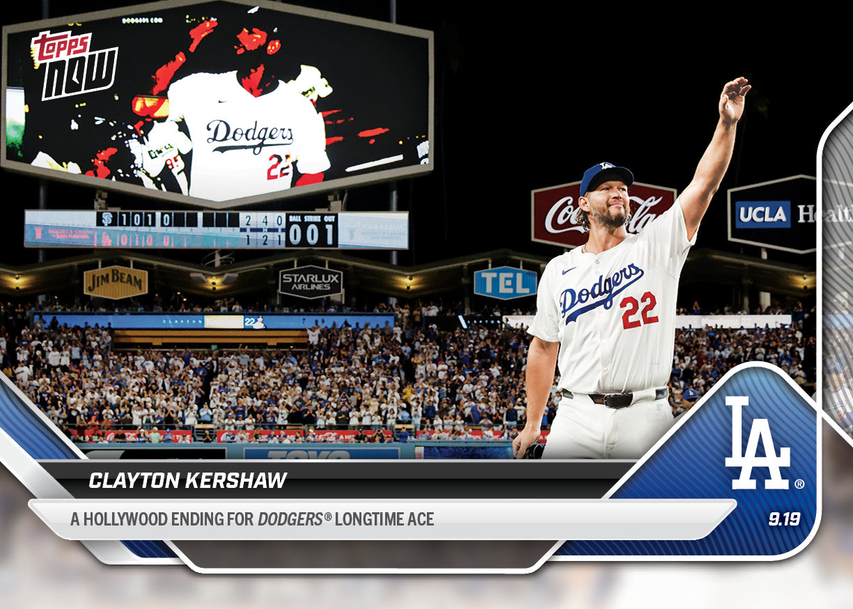 Clayton Kershaw - 2025 MLB Topps NOW® - Card 734 - LOOK FOR AUTOS