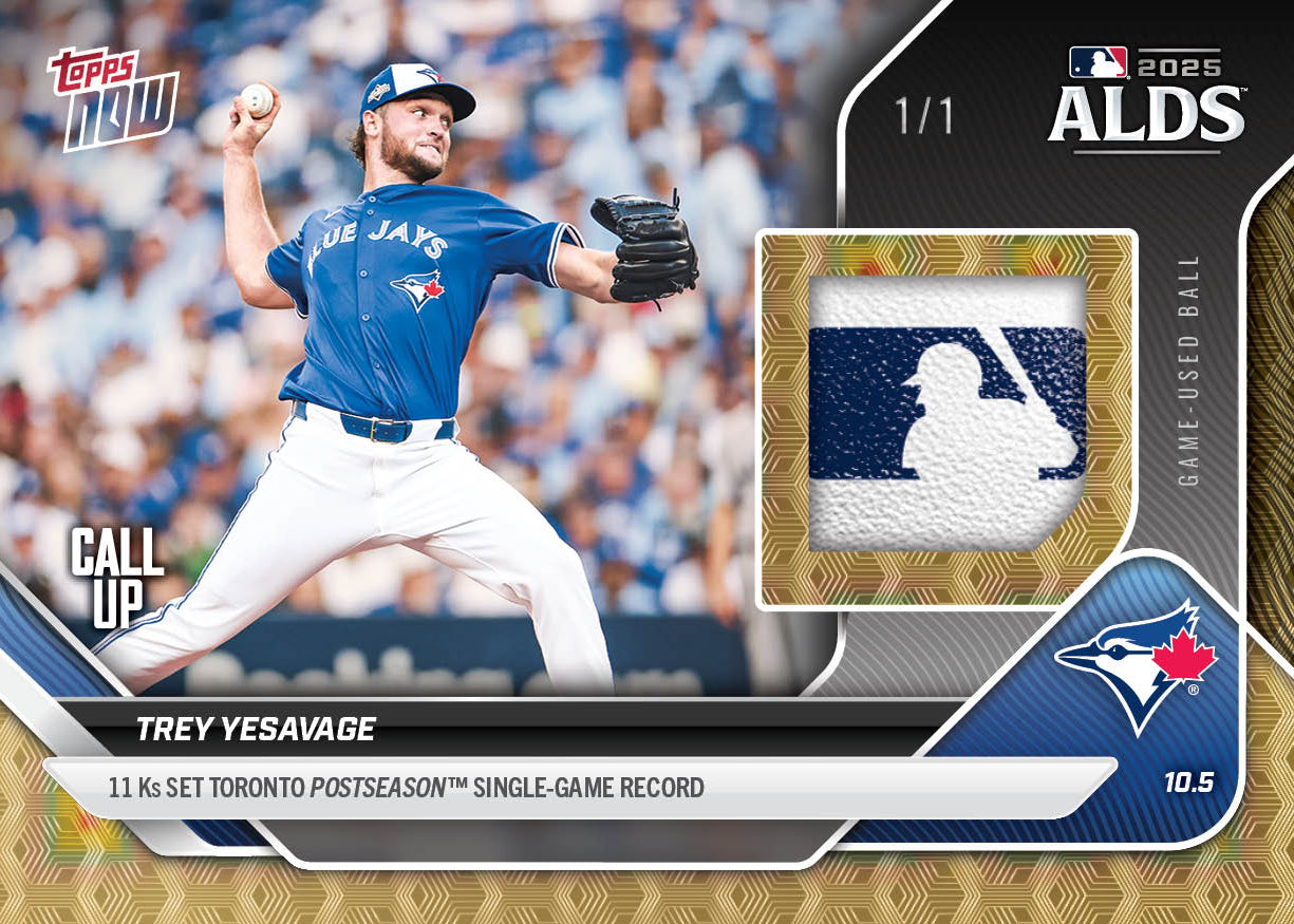 Trey Yesavage - 2025 MLB Topps NOW® - Card 826