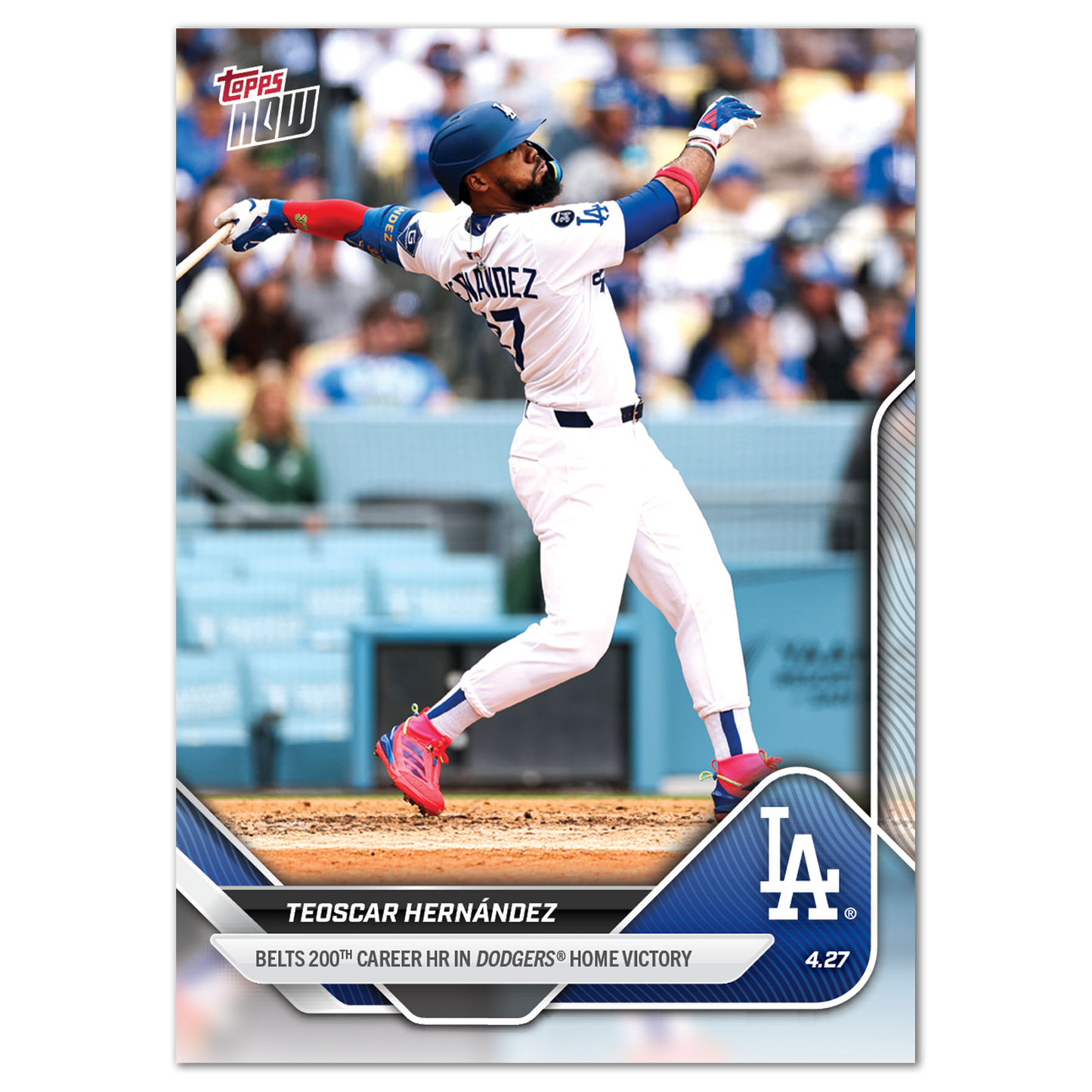 Teoscar Hernández - 2025 MLB Topps NOW® - Card 116