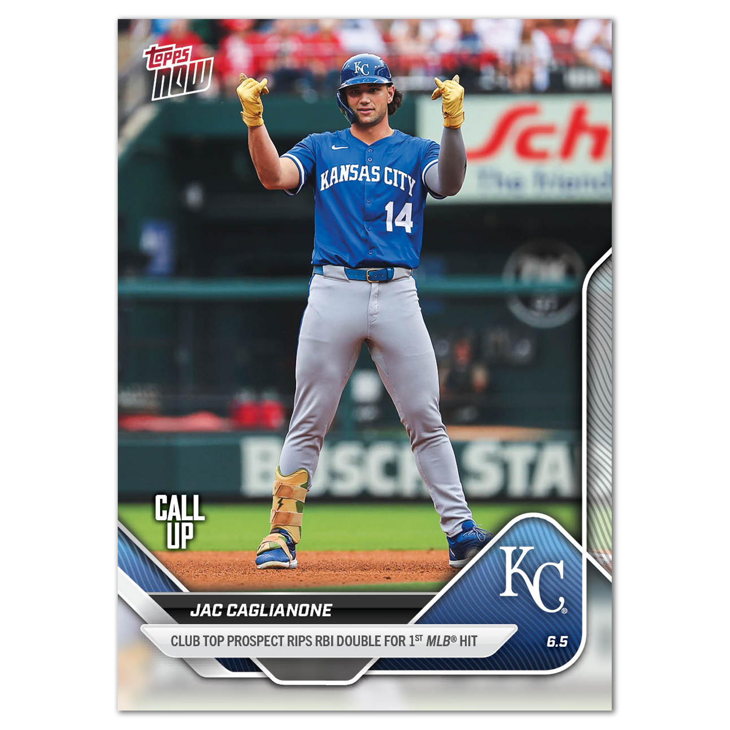 Jac Caglianone - 2025 MLB Topps NOW® - Card 262 - LOOK FOR AUTOS