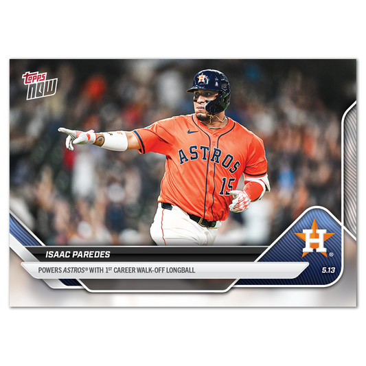 Isaac Paredes - 2025 MLB Topps NOW® - Card 173