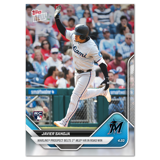 Javier Sanoja - 2025 MLB Topps NOW® - Card 92
