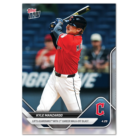 Kyle Manzardo - 2025 MLB Topps NOW® - Card 118