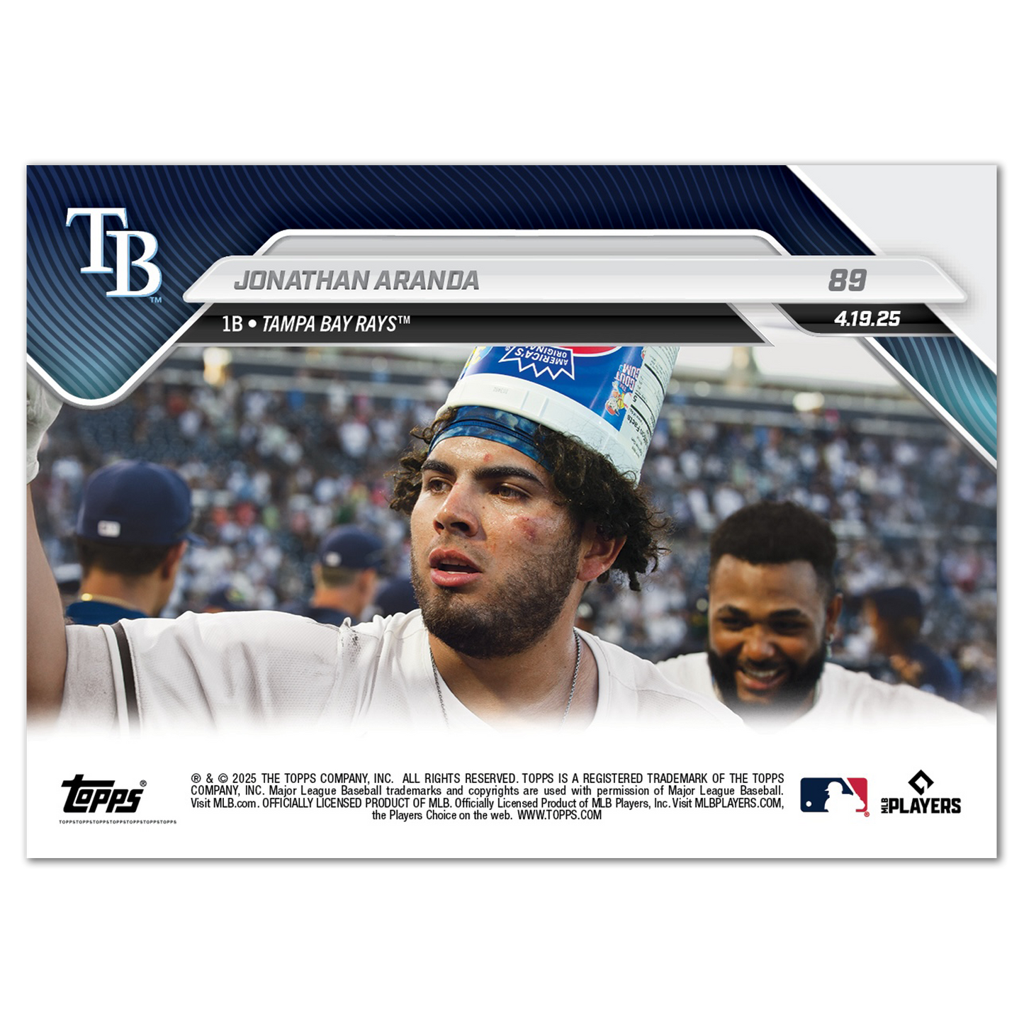 Jonathan Aranda - 2025 MLB Topps NOW® - Card 89