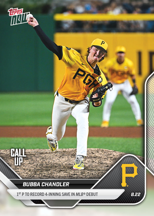 Bubba Chandler - 2025 MLB Topps NOW® - Card 592 - LOOK FOR AUTOS