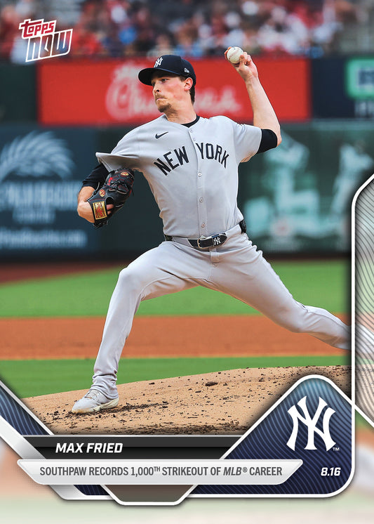 Max Fried - 2025 MLB Topps NOW® - Card 563