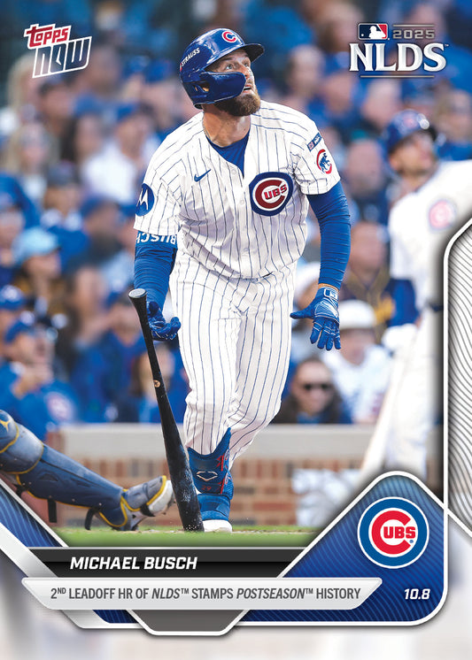 Michael Busch - 2025 MLB Topps NOW® - Card 842