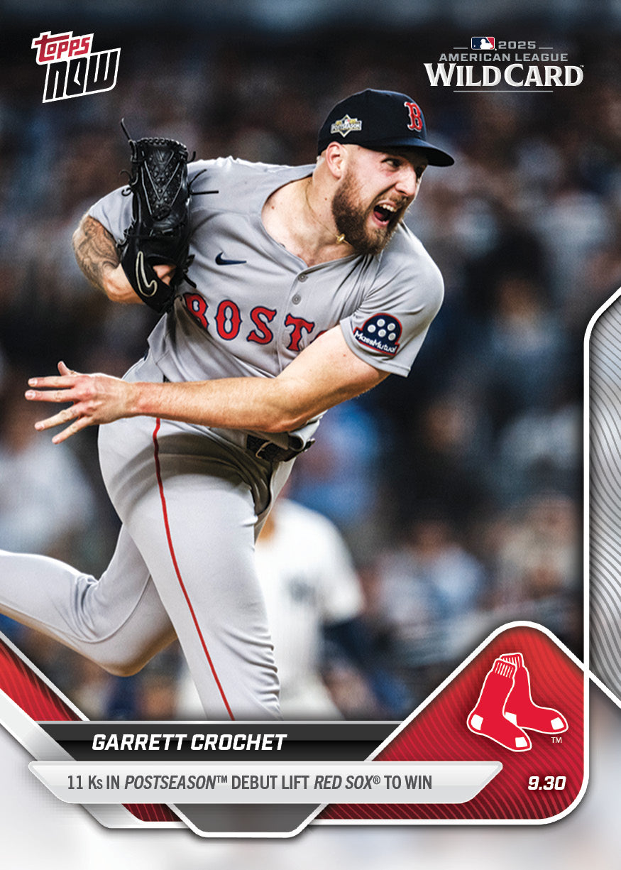Garrett Crochet - 2025 MLB Topps NOW® - Card 800