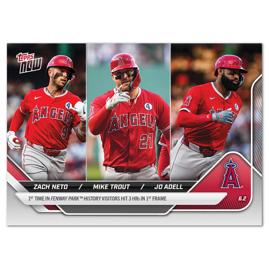 Zach Neto / Mike Trout / Jo Adell - 2025 MLB Topps NOW® - Card 249