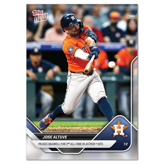Jose Altuve - 2025 MLB Topps NOW® - Card 372 - LOOK FOR AUTOS