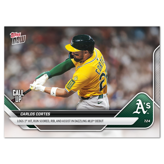 Carlos Cortes - 2025 MLB Topps NOW® - Card 460