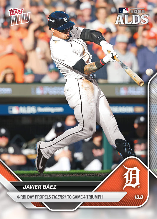 Javier Báez - 2025 MLB Topps NOW® - Card 841