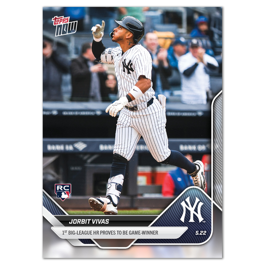 Jorbit Vivas - 2025 MLB Topps NOW® - Card 201
