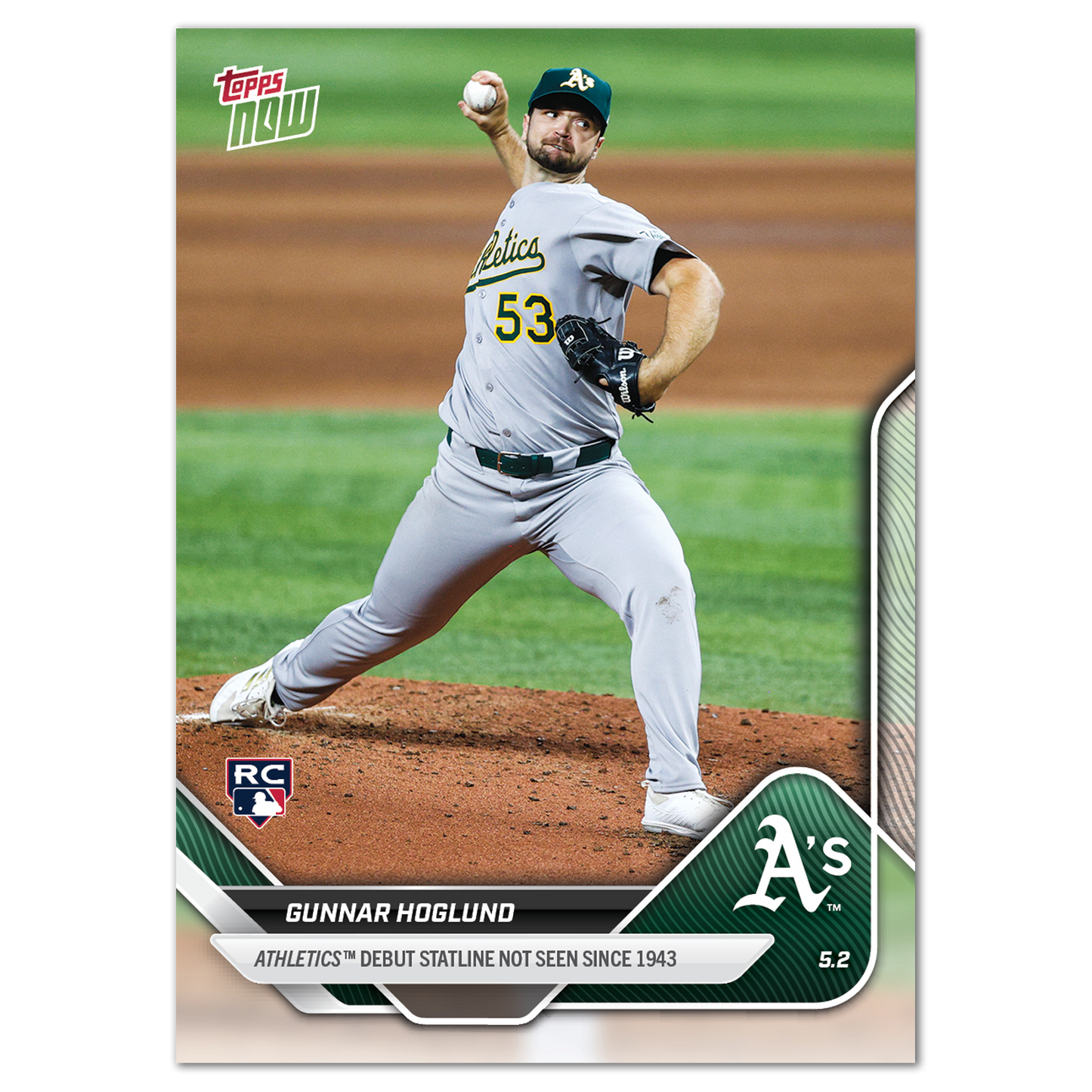 Gunnar Hoglund - 2025 MLB Topps NOW® - Card 129