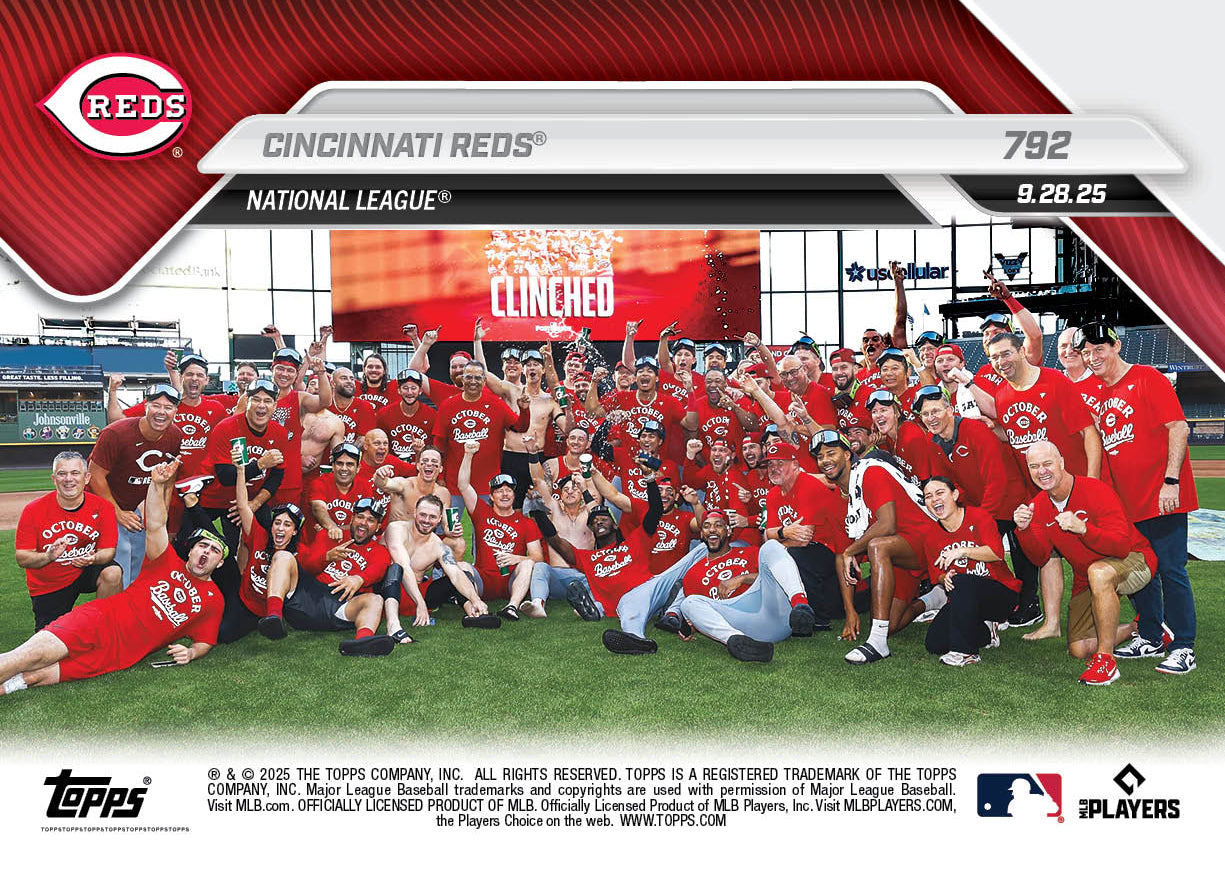 Cincinnati Reds - 2025 MLB Topps NOW® - Card 792