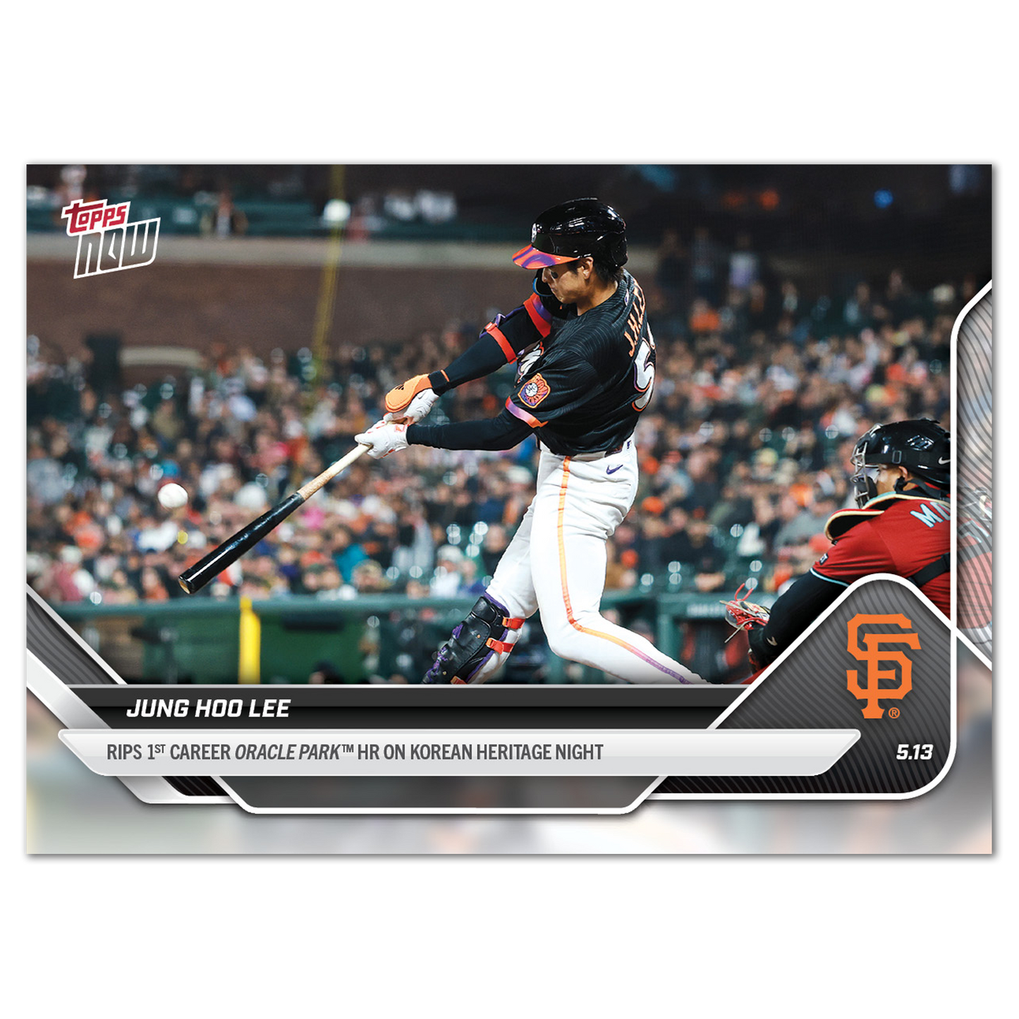 Jung Hoo Lee - 2025 MLB Topps NOW® - Card 176