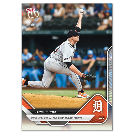 Tarik Skubal - 2025 MLB Topps NOW® - Card 445