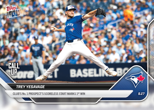Trey Yesavage - 2025 MLB Topps NOW® - Card 782