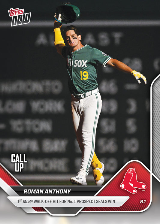 Roman Anthony - 2025 MLB Topps NOW® - Card 494