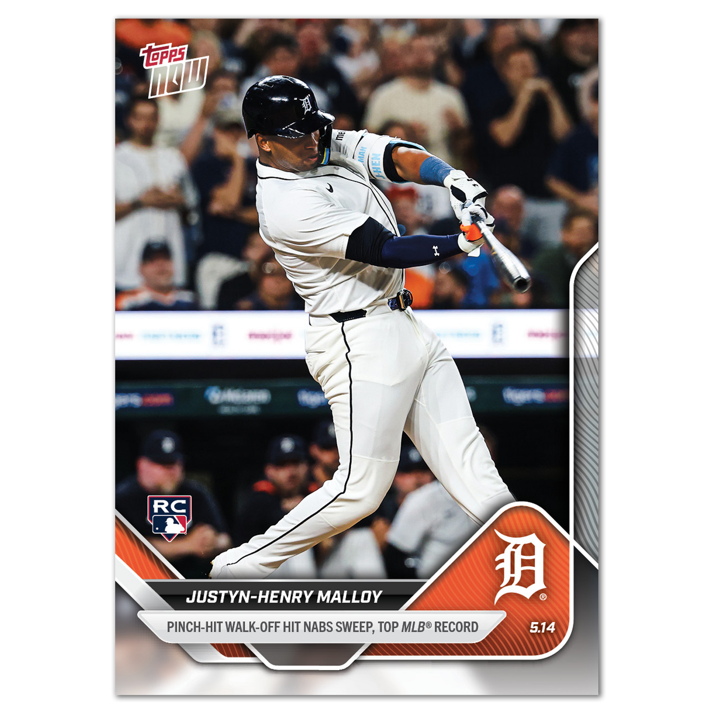 Justyn-Henry Malloy - 2025 MLB Topps NOW® - Card 180