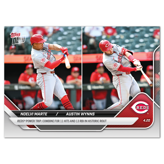 Noelvi Marte/Austin Wynns - 2025 MLB Topps NOW® - Card 91